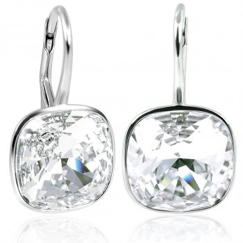 Ohrringe 925 Silber Crystal mit Markenkristallen NOBEL SCHMUCK